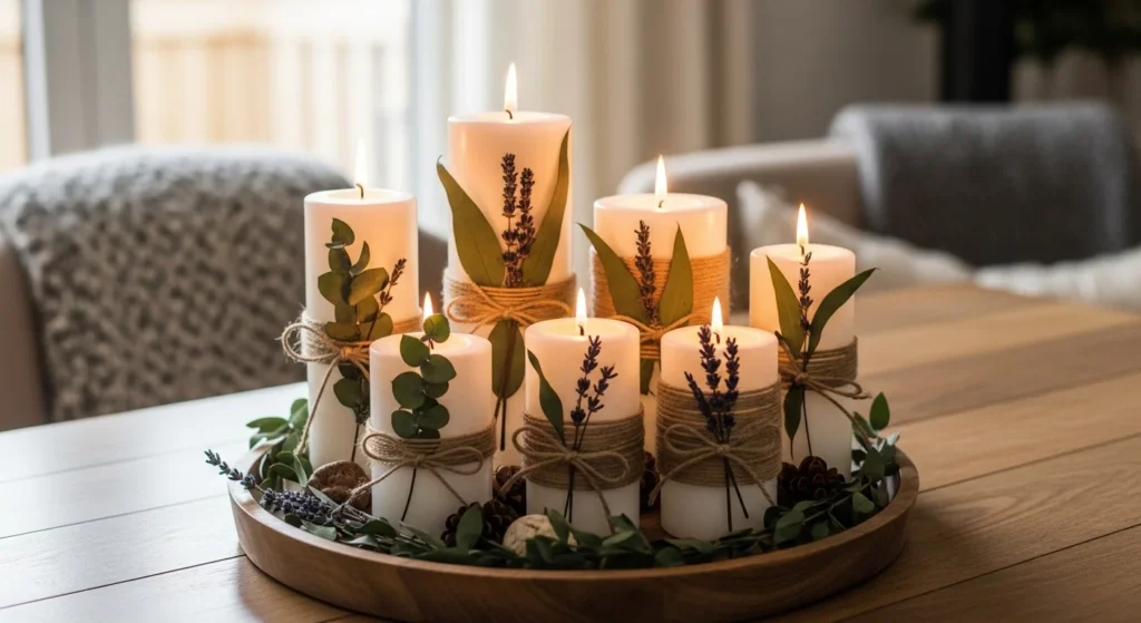 How to Decorate Candles With DIY Craft Ideas