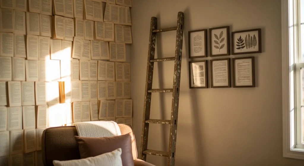 23 Book Page Wall Art Ideas That Add Literary Charm