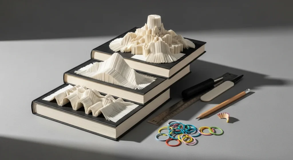 25 Book Sculpture Ideas That Look Like Gallery Art