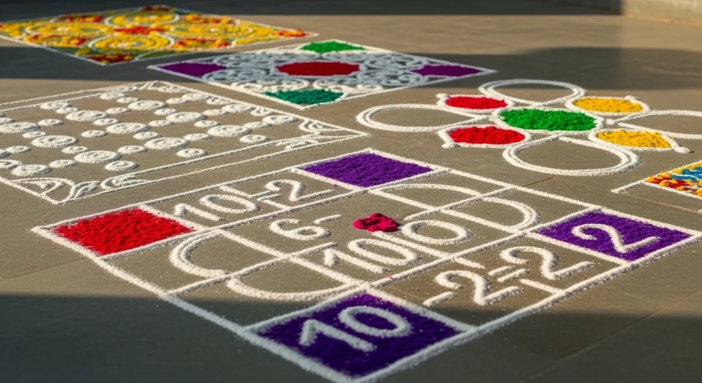 27 Beautiful Dot Rangoli Designs That Always Look Symmetrical