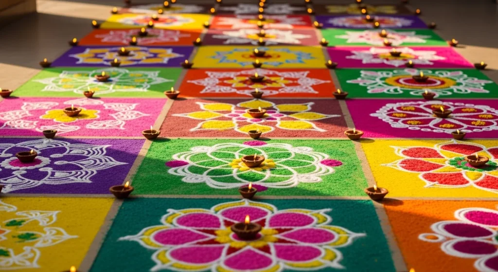 29 Foolproof Beginner Rangoli Designs That Turn Out Perfect