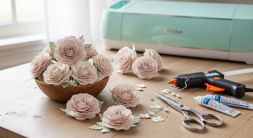 How to Make Cardstock Paper Flowers Step by Step