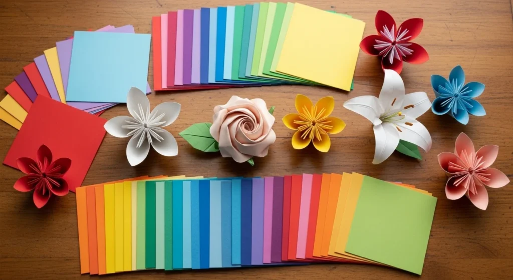 How to Make Origami Paper Flowers Easily