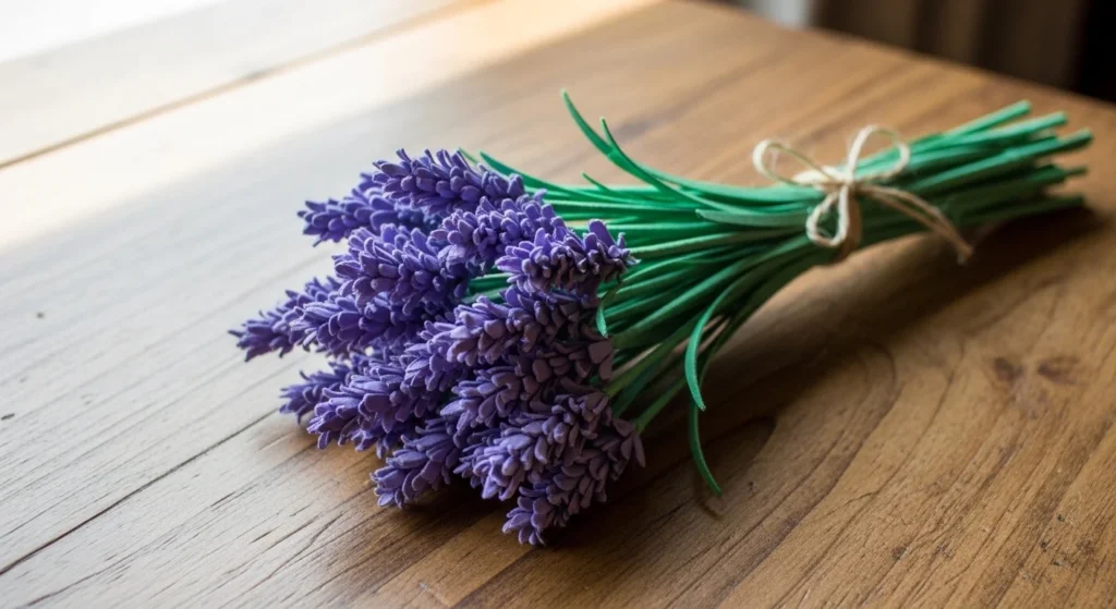 How to Make Paper Lavender for Rustic Decor