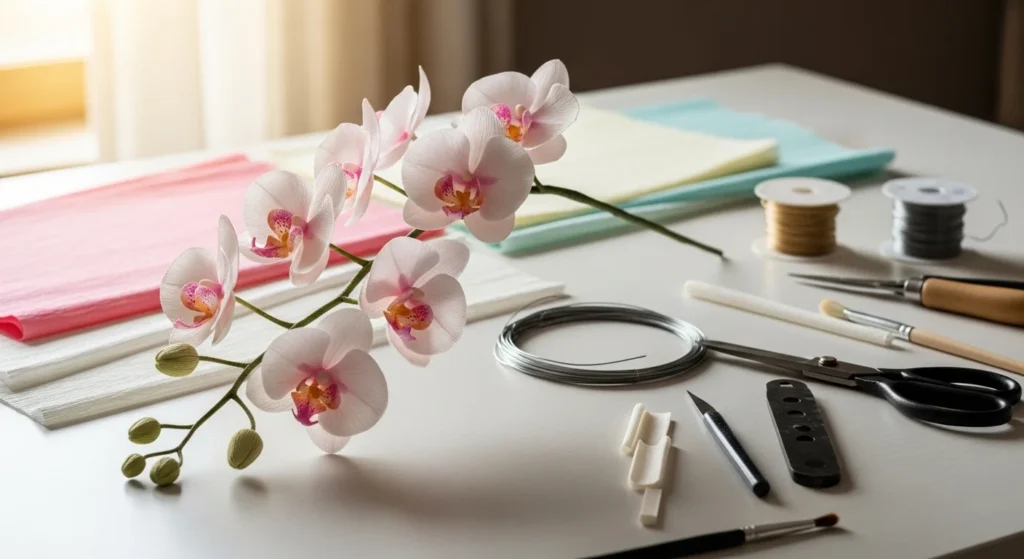 How to Make Paper Orchids That Look Fancy