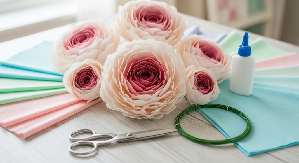 How to Make Paper Peonies That Look Elegant