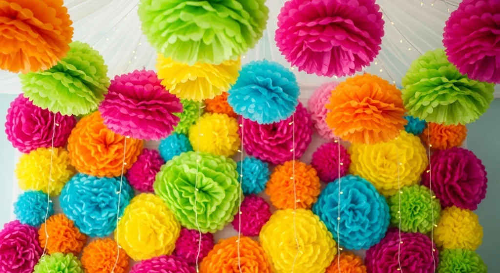 How to Make Tissue Paper Flowers for Parties