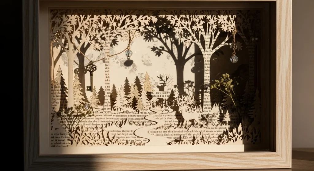 24 Book Page Shadow Box Art Ideas That Look Stunning